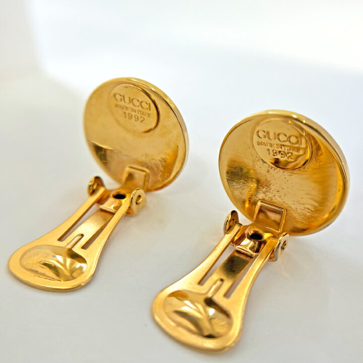 楽天市場】【GUCCI】グッチ イヤリング YGP エナメル グッチイヤリング 