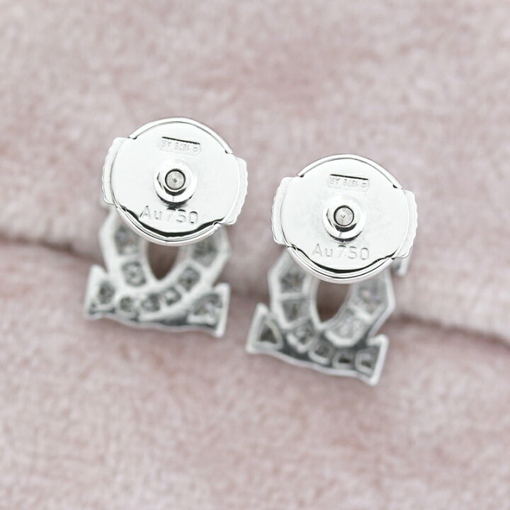 楽天市場】【Cartier】カルティエ ダイヤモンド 16P/16P ピアス K18WG 