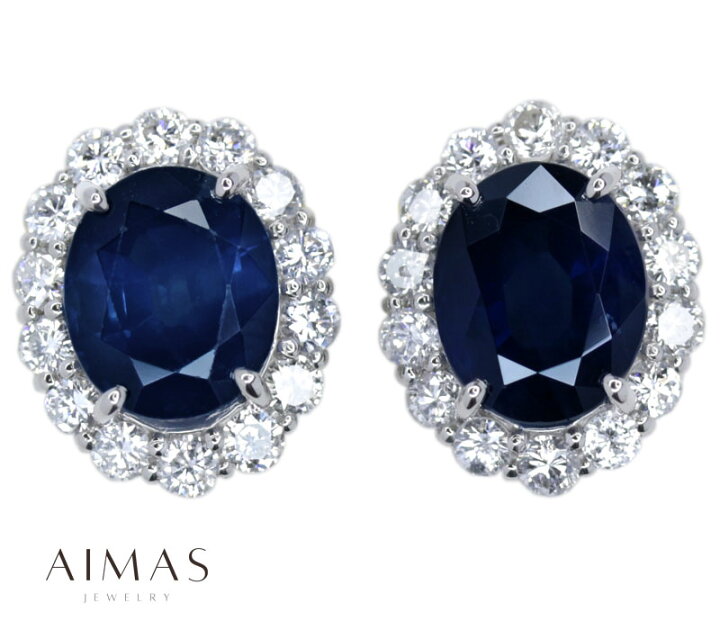 楽天市場】ブルーサファイア 2.25ct/2.4ct(計：4.65ct) ダイヤモンド 