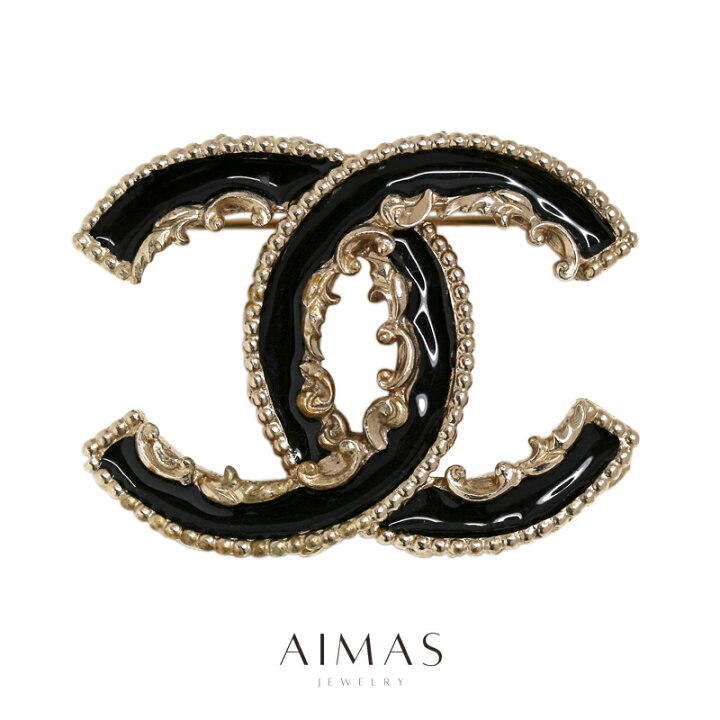 シャネル ココマーク ブローチ GP 【中古】 