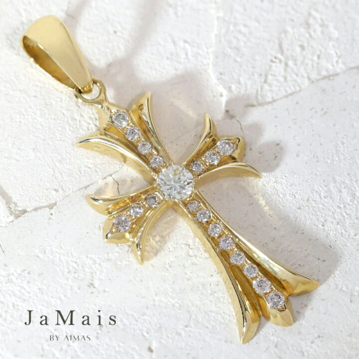 楽天市場】【JaMais】Cross -クロス- ダイヤモンド 0.35ct ペンダント 