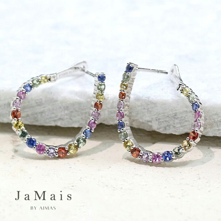 楽天市場】//在庫限り//【JaMais】サファイア 0.63ct/0.63ct ピアス 