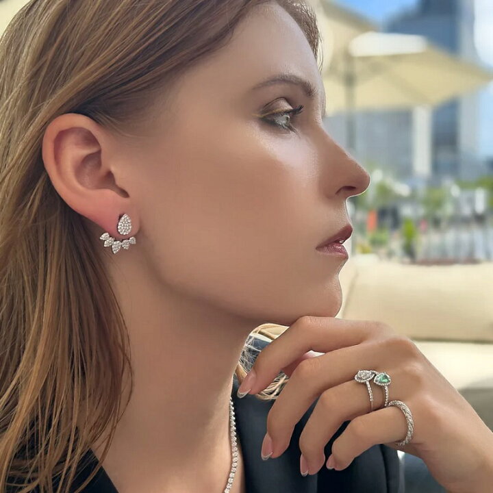 楽天市場】【JaMais】ダイヤモンド 0.27ct/0.27ct ピアス PT900  