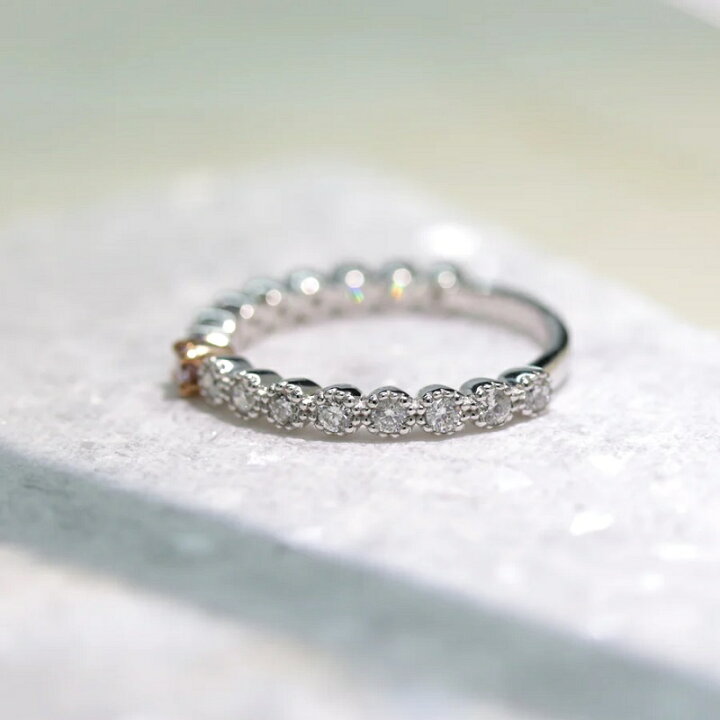 楽天市場】【JaMais】ピンクダイヤモンド 0.042ct (FANCY LIGHT PINK 