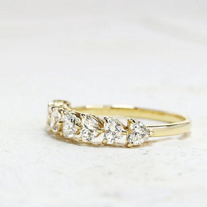 楽天市場】【JaMais】ダイヤモンド 1ct ハーフエタニティリング 12号 