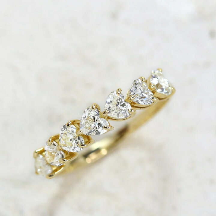 楽天市場】【JaMais】ダイヤモンド 1ct ハーフエタニティリング 12号 
