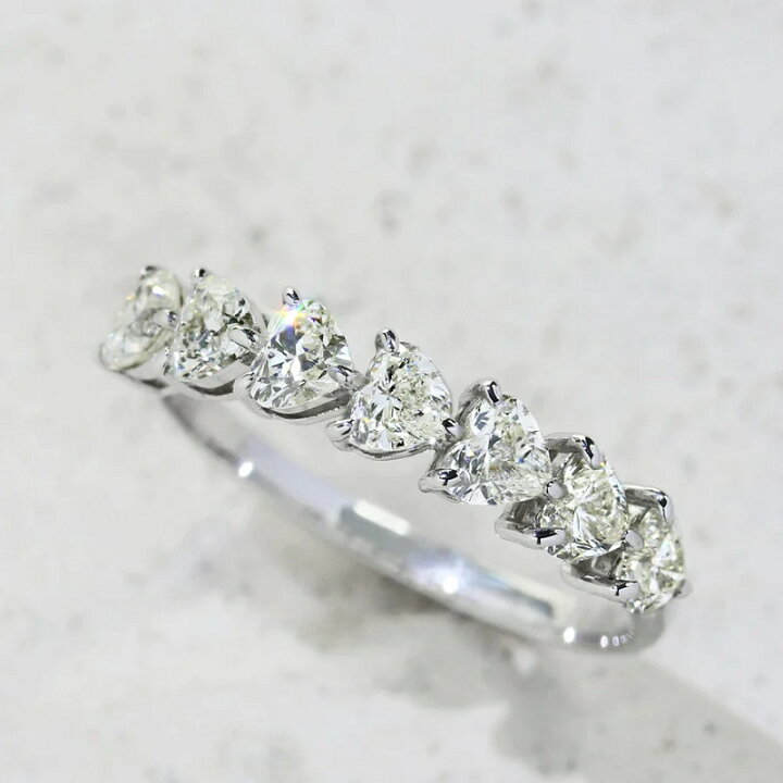 楽天市場】【JaMais】ダイヤモンド 1ct リング 12号 K18WG ホワイト 