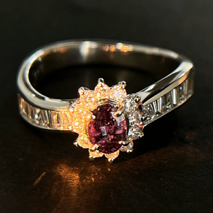 楽天市場】アレキサンドライト 0.43ct リング 12号 PT900 プラチナ 