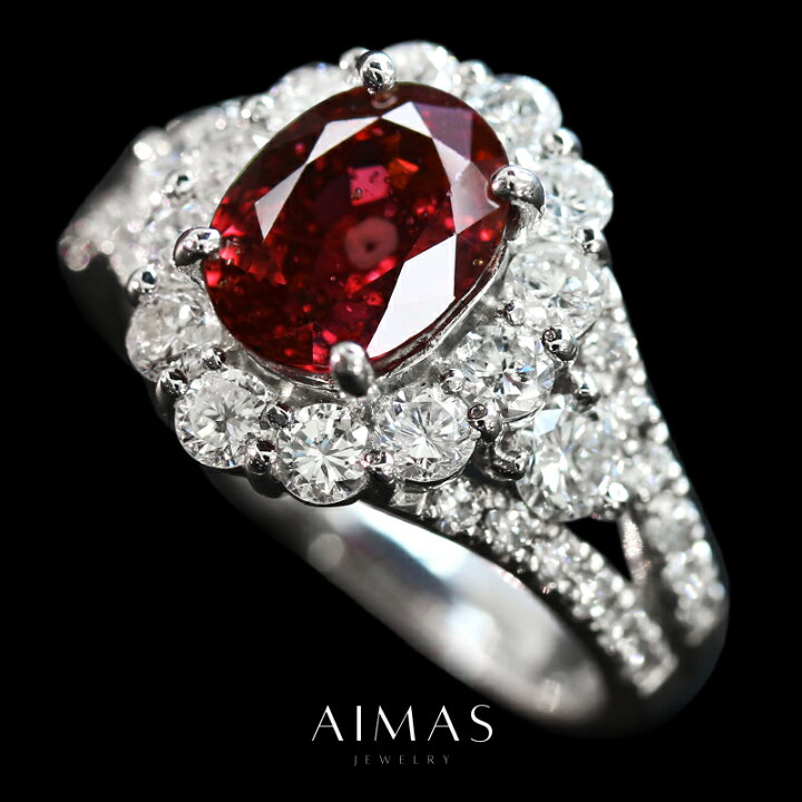 楽天市場】非加熱ルビー 2.982ct リング 11.5号 PT900 プラチナ 指輪 