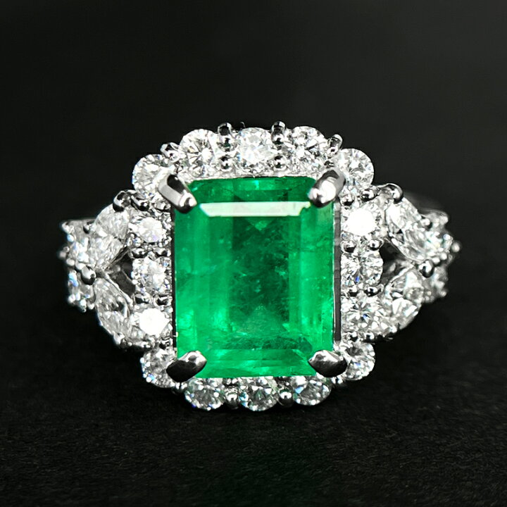 楽天市場】【ｾｰﾙ】コロンビア産ビビッドグリーンエメラルド 2.37ct 
