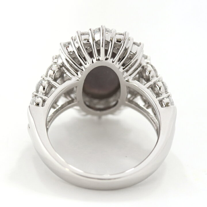 楽天市場】ブラックオパール 2.86ct リング 12号 PT950 プラチナ 指輪 