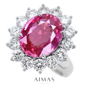 @CugsNTt@CA 4.62ct O 12 PT900 v`i w Tt@C J[Tt@CA _Ch I[o ȉ~ _C芪 wC[ Mtg v[g 4ctAbv 9a