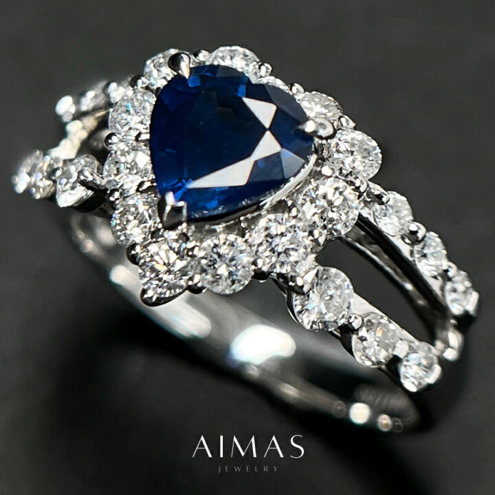 楽天市場】【ｾｰﾙ】ブルーサファイア 1.11ct リング 12号 PT950 