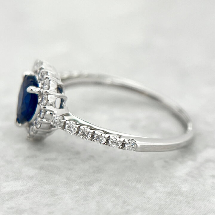 楽天市場】【ｾｰﾙ】ブルーサファイア 0.85ct リング 12号 PT950 