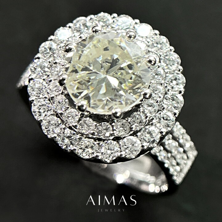 楽天市場】ダイヤモンド 2.009ct(M I-1) リング 12号 PT900 プラチナ 
