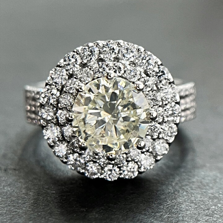 楽天市場】【ｾｰﾙ】ダイヤモンド 2.009ct(M I-1) リング 12号 PT900 