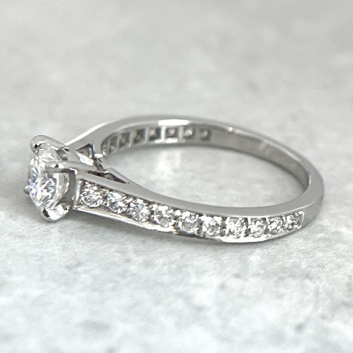 楽天市場】【Cartier】カルティエ メインダイヤモンド 0.4ct(F VVS1 