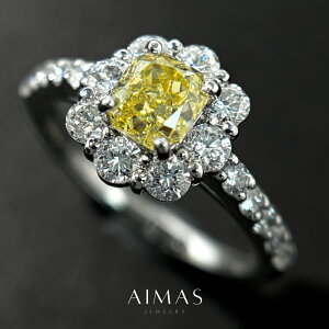 CG[_Ch 0.905ct(FANCY YELLOW SI-2) O 12.5 PT900 v`i w NbVJbg XNGA _C芪 wC[ t[  lp ق1ct 4a \[eBO 