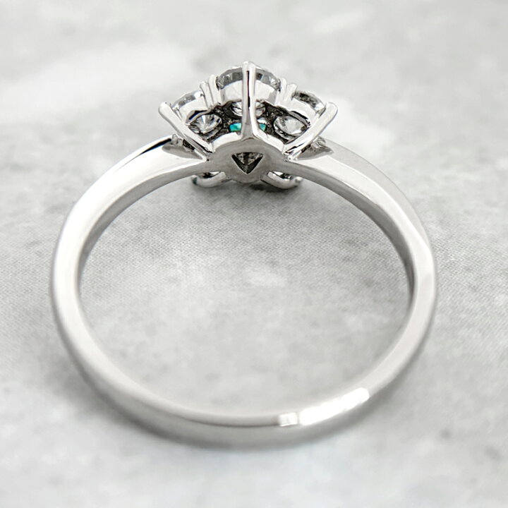 楽天市場】パライバトルマリン 0.12ct リング 12号 PT900 プラチナ 