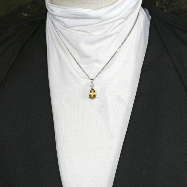 楽天市場】インペリアルトパーズ 4.82ct ネックレス PT900 PT850  