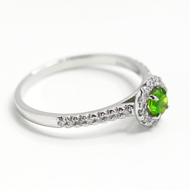 楽天市場】デマントイドガーネット ガーネット 0.25ct リング 12号 