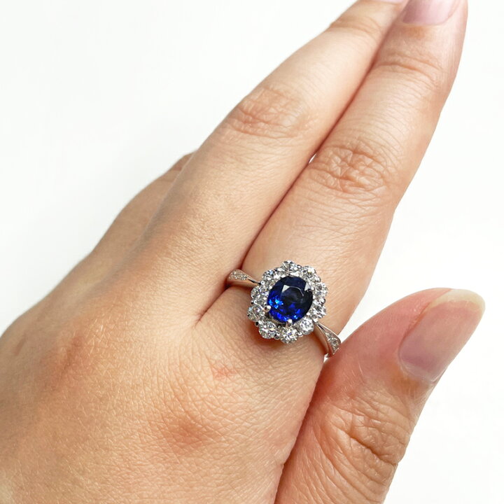 楽天市場】【ｾｰﾙ】ロイヤルブルーサファイア 1.277ct リング PT900 