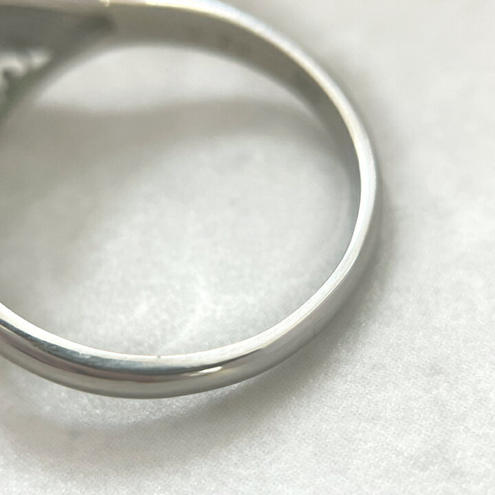 楽天市場】翡翠 3.79ct リング 17号（PM刻印） プラチナ 指輪 