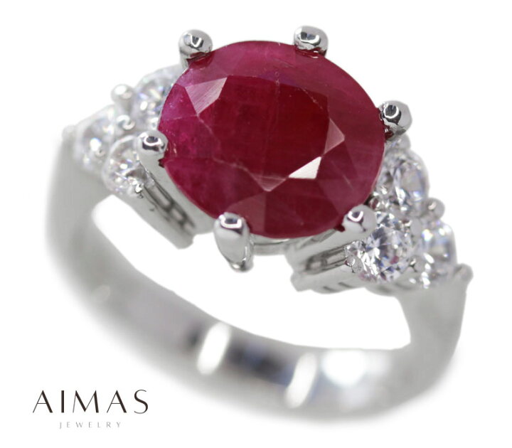 楽天市場】ルビー 3.34ct CZダイヤ（キュービック・ジルコニア  