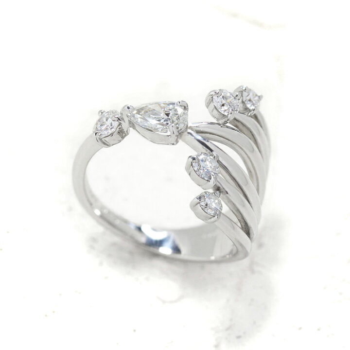 楽天市場】【JaMais】 ダイヤモンド 0.376ct リング 12号 PT900 