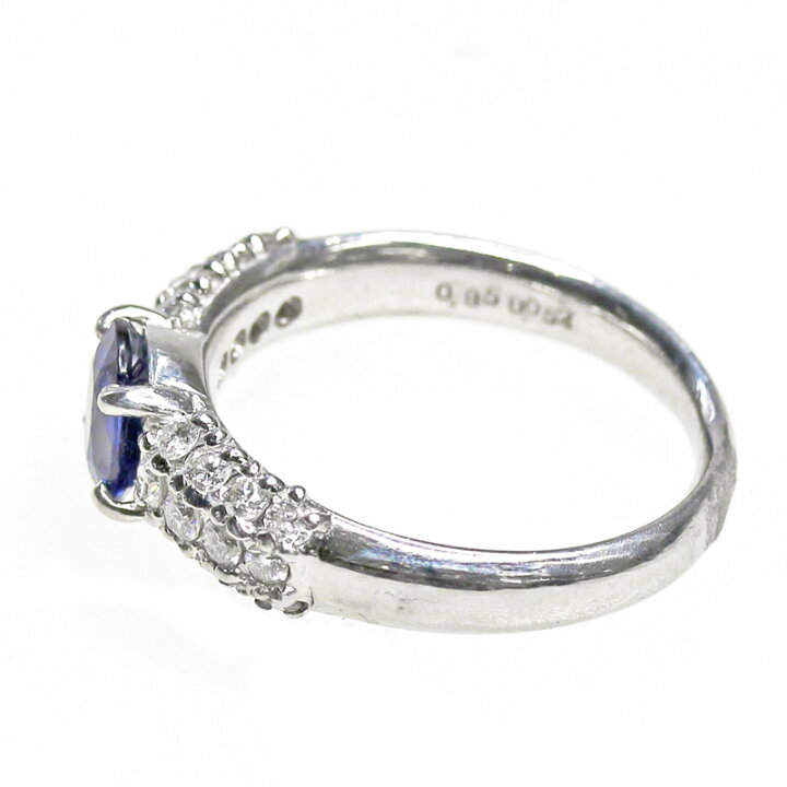 楽天市場】ブルーサファイア 0.85ct リング PT900 プラチナ 指輪 