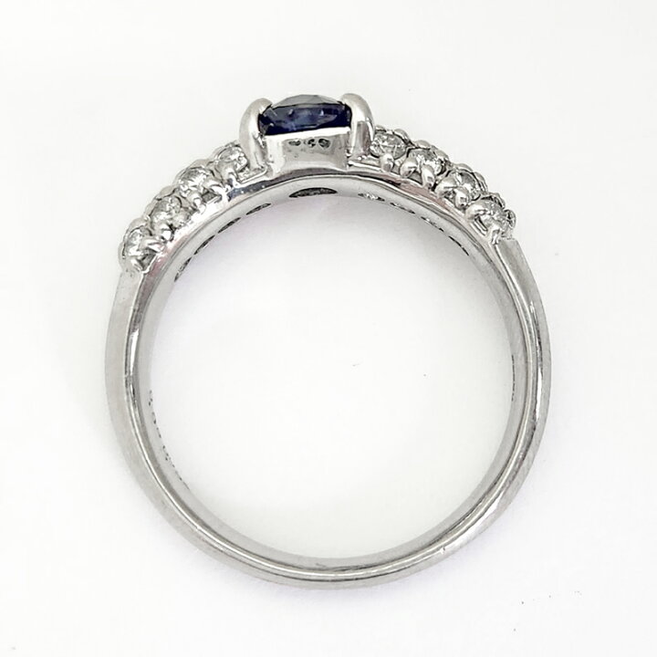 楽天市場】ブルーサファイア 0.85ct リング PT900 プラチナ 指輪 