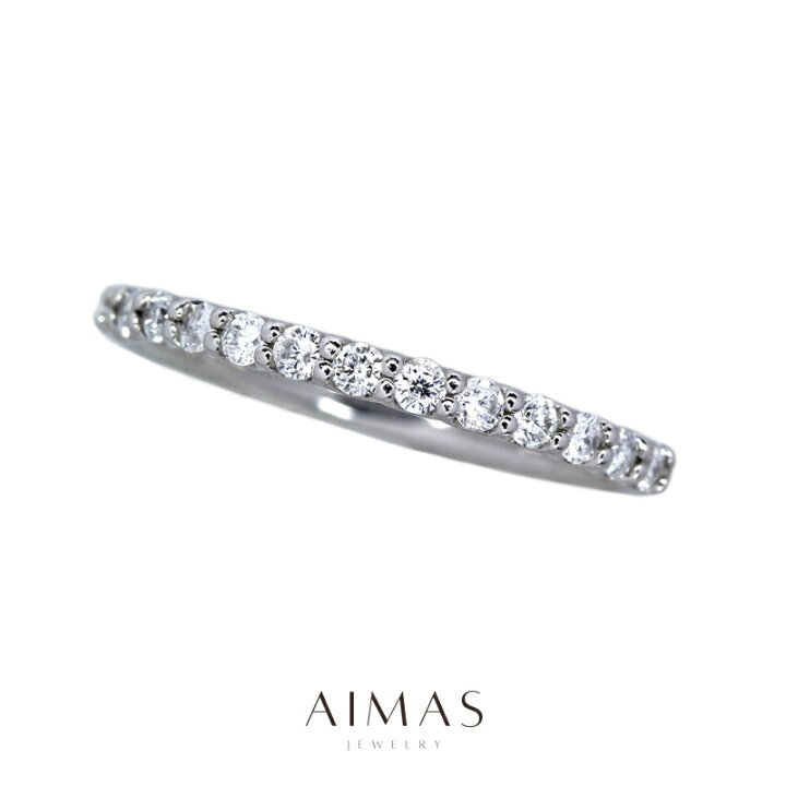楽天市場】ダイヤモンド 0.3ct ハーフエタニティリング PT900 プラチナ  