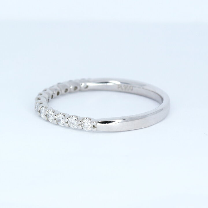 楽天市場】ダイヤモンド 0.3ct ハーフエタニティリング PT900 プラチナ 
