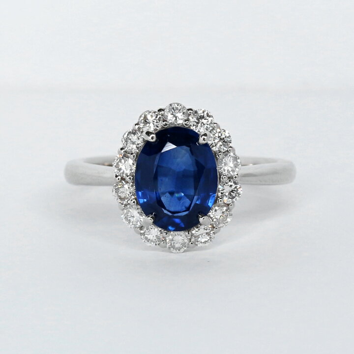 楽天市場】ロイヤルブルーサファイア 1.84ct リング 11号 PT900  