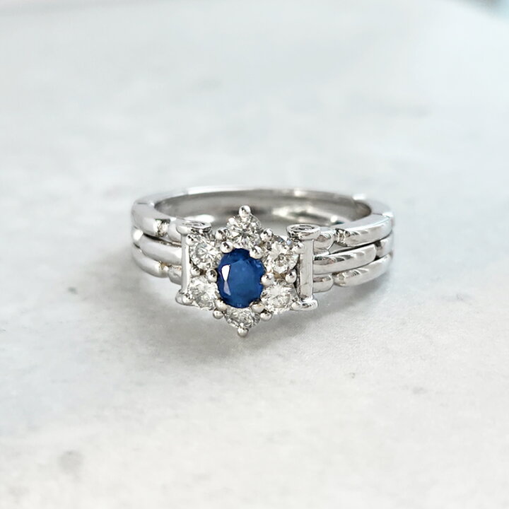 楽天市場】アウイナイト 0.18ct リング 10号 K18WG ホワイトゴールド  