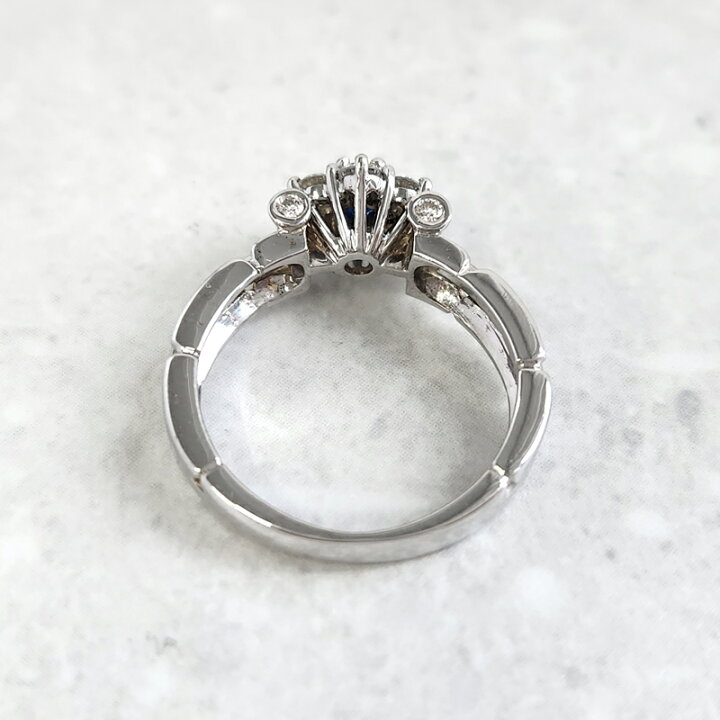楽天市場】アウイナイト 0.18ct リング 10号 K18WG ホワイトゴールド 