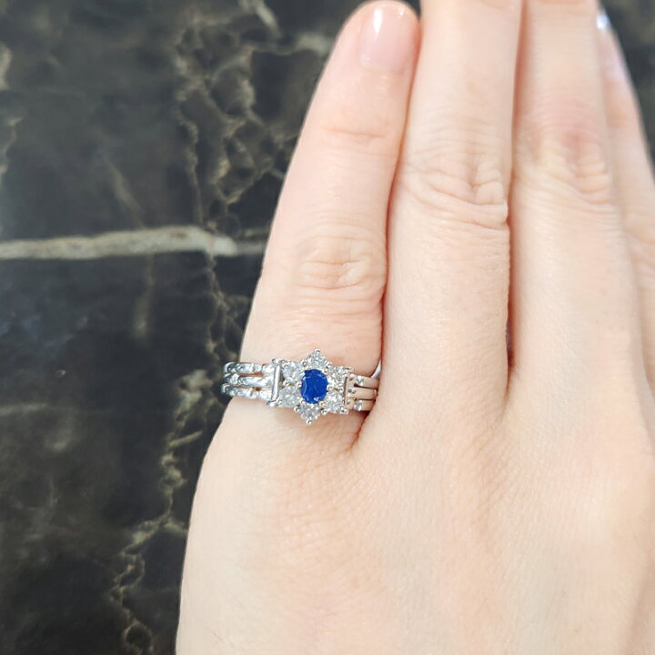 楽天市場】アウイナイト 0.18ct リング 10号 K18WG ホワイトゴールド 