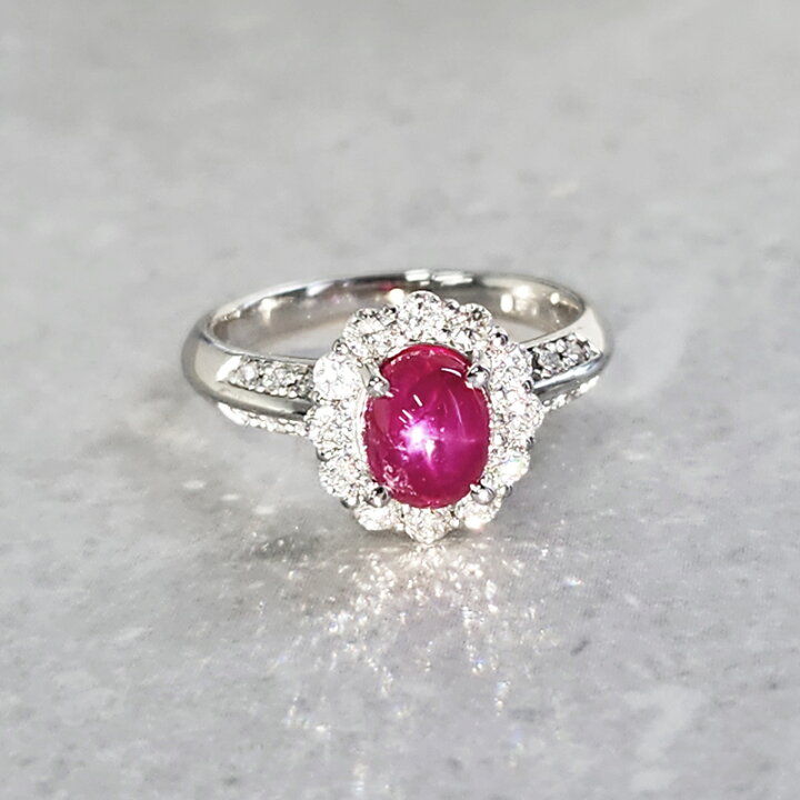 楽天市場】ミャンマー産ピジョンブラッドスタールビー 1.87ct リング 