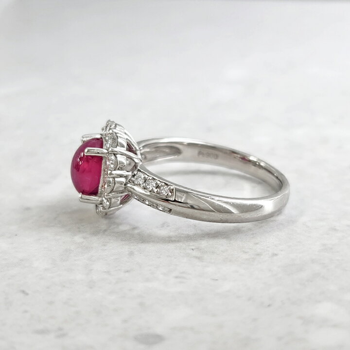 楽天市場】ミャンマー産ピジョンブラッドスタールビー 1.87ct リング 
