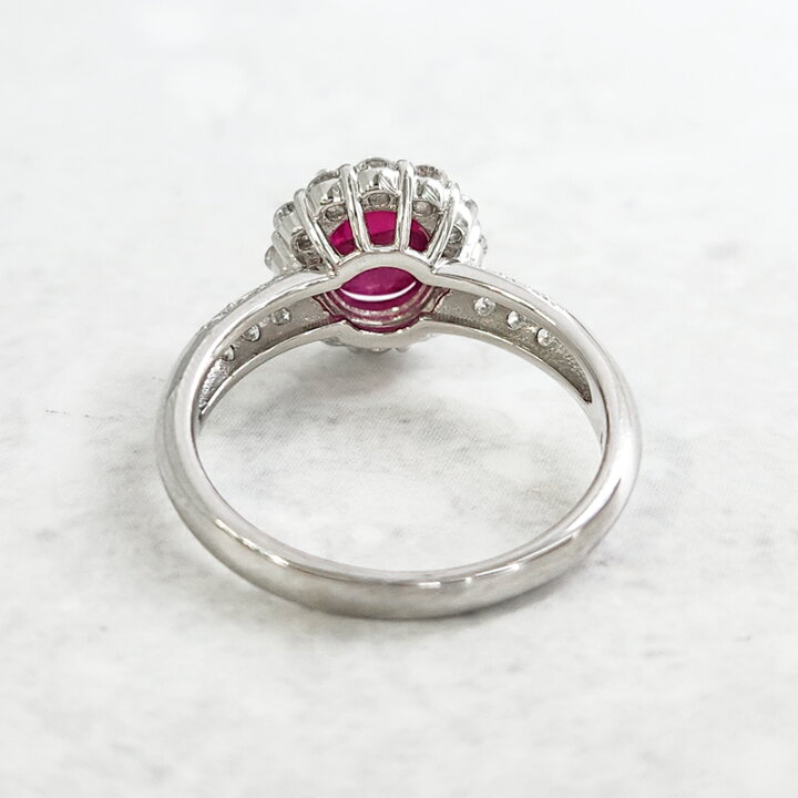 楽天市場】ミャンマー産ピジョンブラッドスタールビー 1.87ct リング 