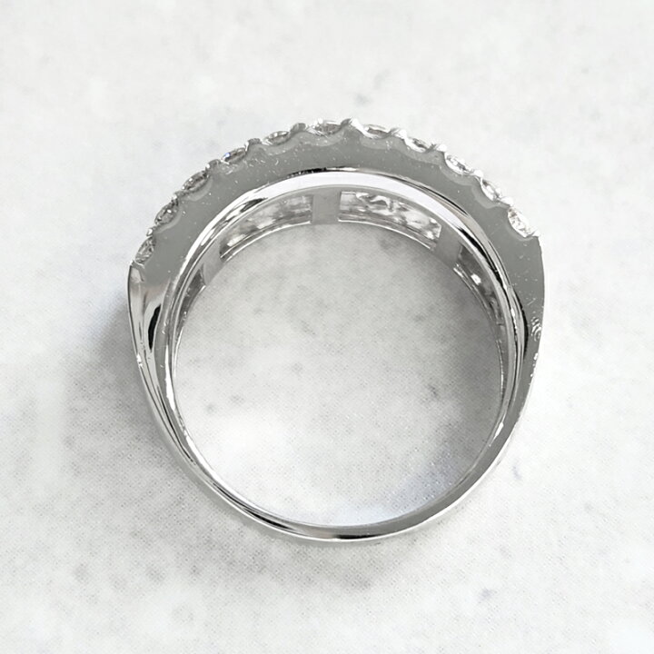 楽天市場】ダイヤモンド 2ct リング 13号 PT900 プラチナ 指輪 ハーフ 