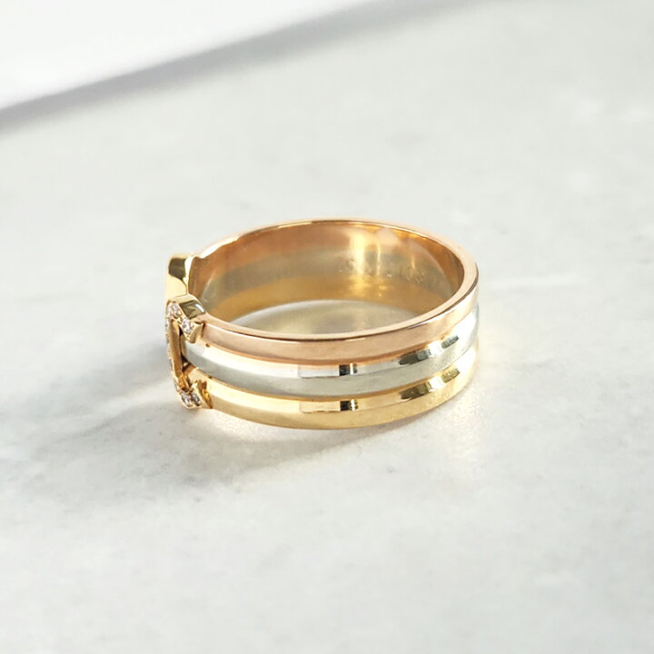 楽天市場】【Cartier】カルティエ リング ダイヤ 2C ドゥーブルC C2 