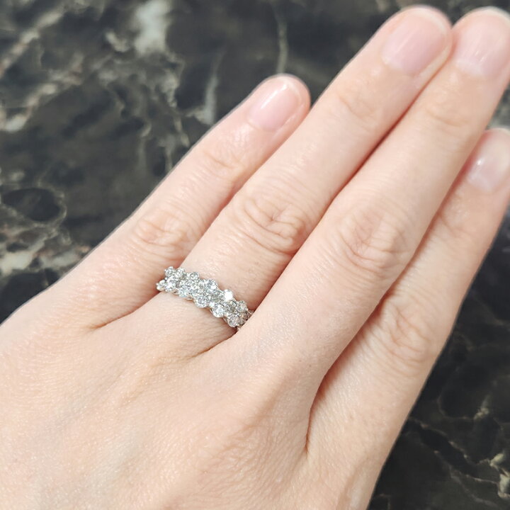楽天市場】ダイヤモンド 1.0ct リング 12号 PT950 プラチナ 指輪 