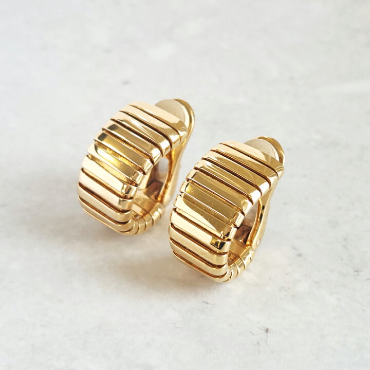 楽天市場】【BVLGARI】ブルガリ トゥボガス イヤリング K18YG イエロー 