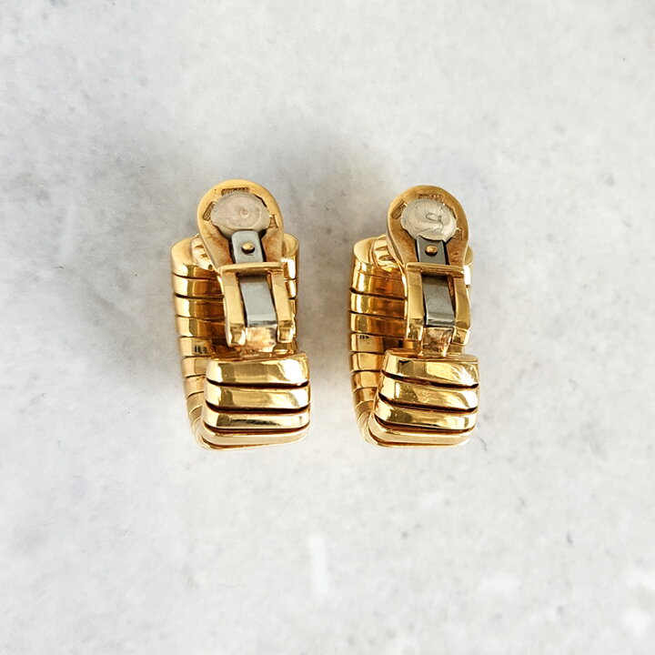 楽天市場】【BVLGARI】ブルガリ トゥボガス イヤリング K18YG イエロー 