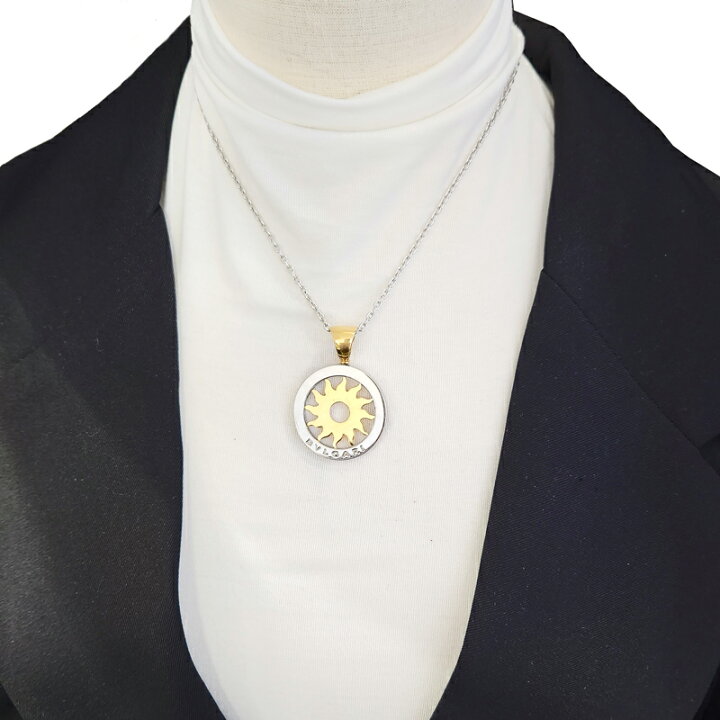楽天市場】【BVLGARI】 ブルガリ トンドサン ペンダントトップ K18YG 
