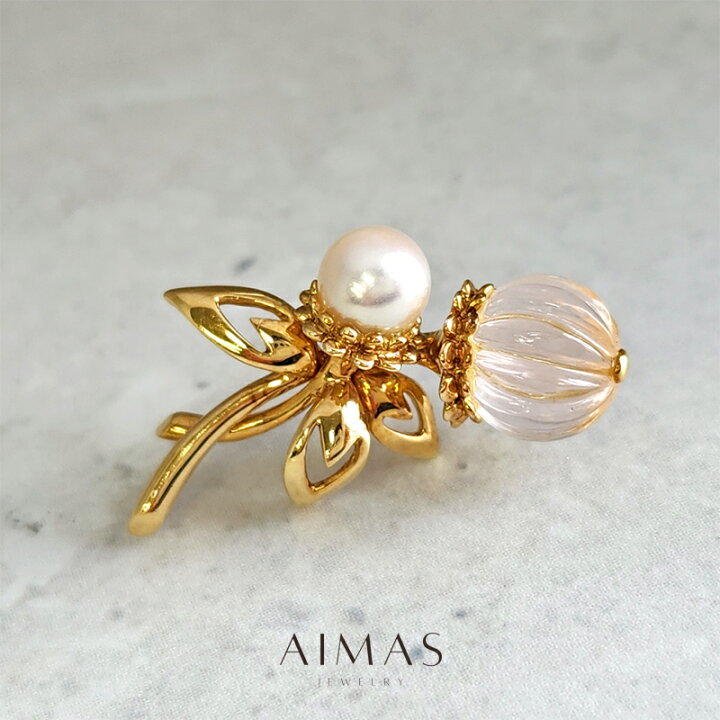 楽天市場】【MIKIMOTO】ミキモト ローズクォーツ あこやパール 
