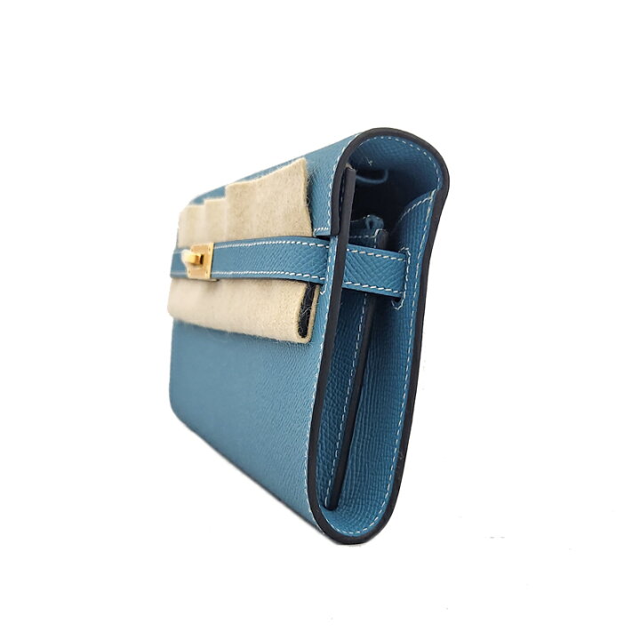 楽天市場】【HERMES】エルメス ケリーロング トゥーゴー ブルージーン  