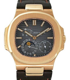 【PATEK PHILIPPE】パテックフィリップ 5712R/001 ノーチラス パワーリザーブ ムーンフェイズ ブラウン 文字盤 18K RG ローズゴールド 自動巻き メンズ【未使用品】【送料無料】【腕時計】RRZ.TM