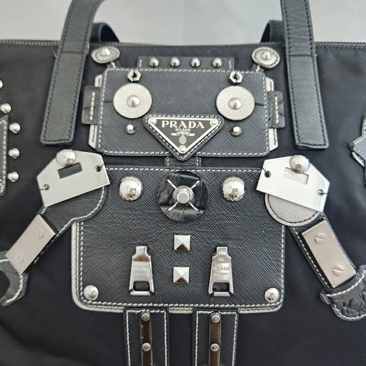 楽天市場】【PRADA】プラダ ロボット ナイロントート 1BG061 